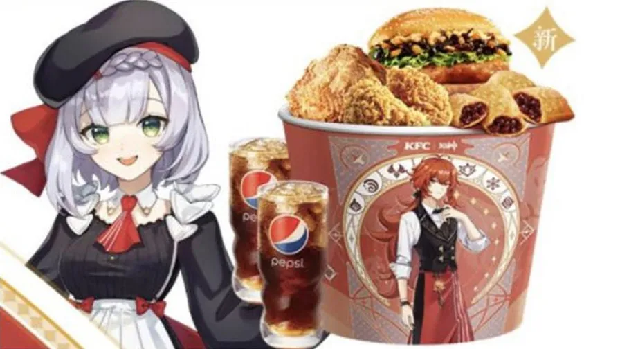 Genshin Impact KFC collaboration includes stickers and wings