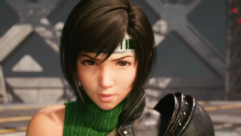 Yuffie in FF7 Remake Intergrade for PlayStation 5 in Japan