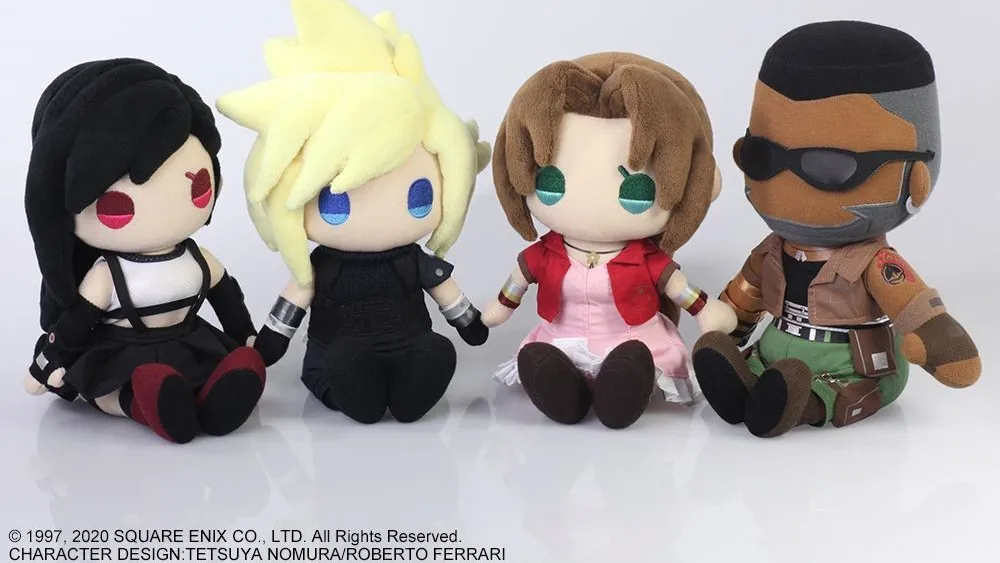 Ffvii Remake Plush Cloud Tifa Aerith And Barret Will Appear This Fall