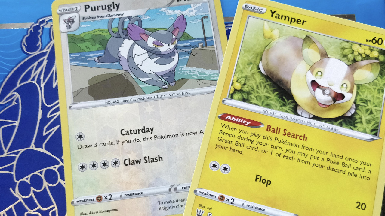 pokemon battle styles rare cards Pokmon Sword & Shield Checklist surface scratch Crobat-Holo (091) 2021 Pokemon Sword