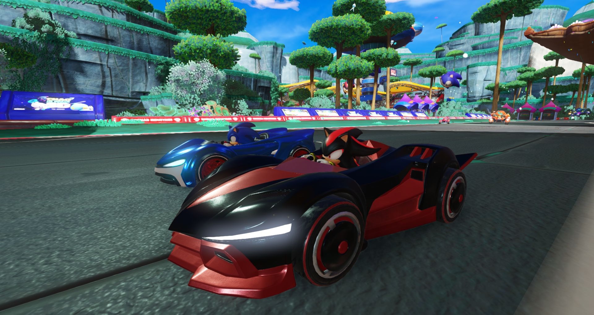 Team Sonic Racing Parked on the Amazon Luna Service