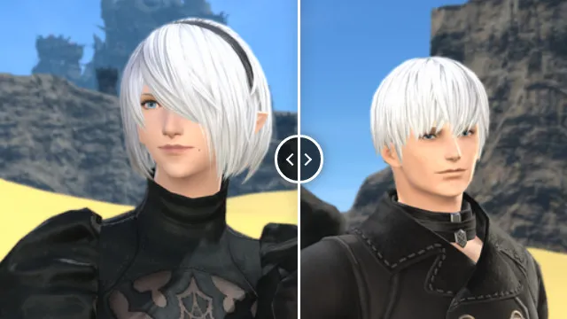 Final Fantasy XIV Preliminary Patch Notes 2B 9S Hairstyle 5.5