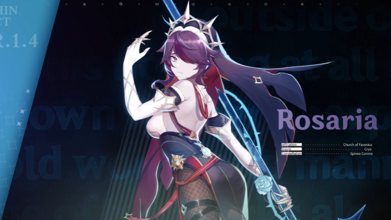 Genshin Impact Rosaria Preview Profile the Secluded Priestess