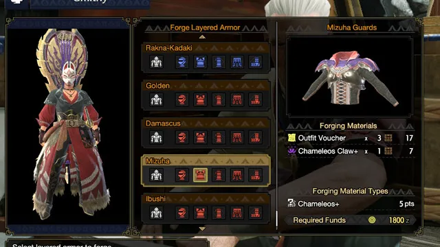 Monster Hunter Rise Outfit Voucher Layered Armor