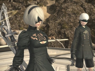 ffxiv death unto dawn patch 5.5 nier automata