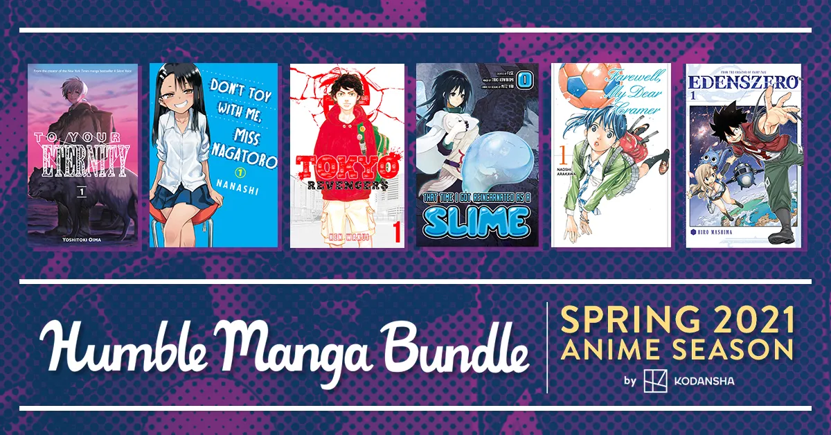 humble manga bundle: spring 2021 anime season