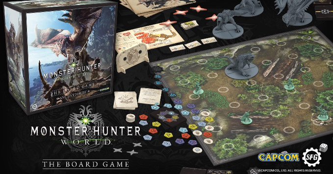 monster hunter world board game kickstarter