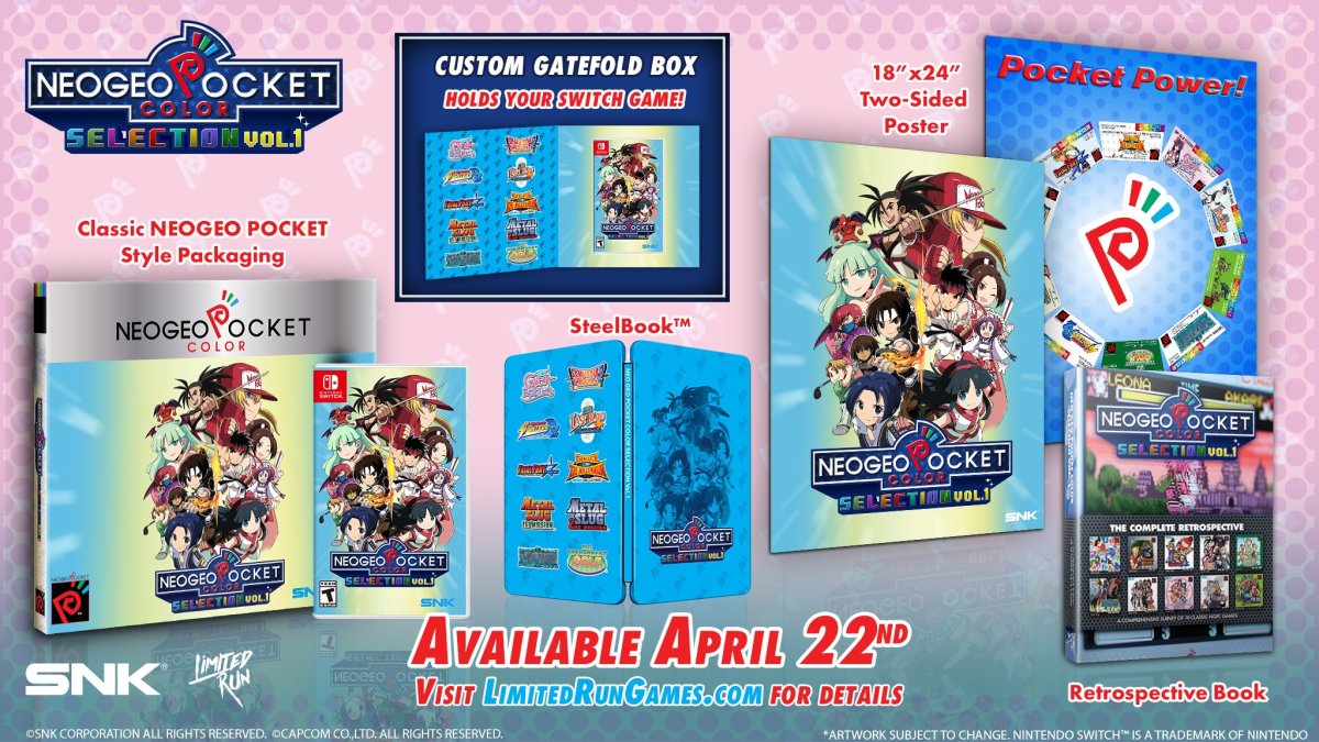 neogeo pocket color selection vol 1 physical collector's edition