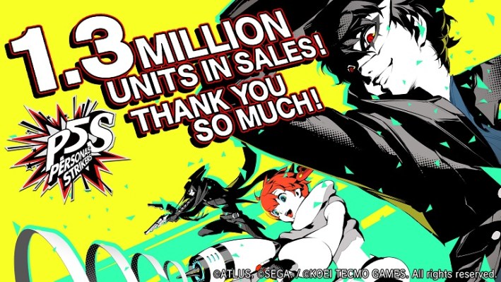 Persona 5 Strikers sales