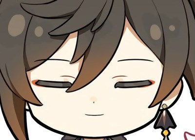 zhongli stickers small