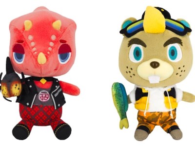Animal Crossing New Horizons Flick & C.J. plush toys