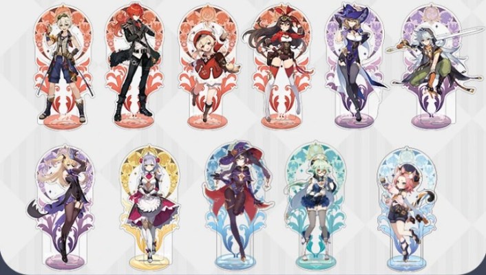 anime fan art vs official merch