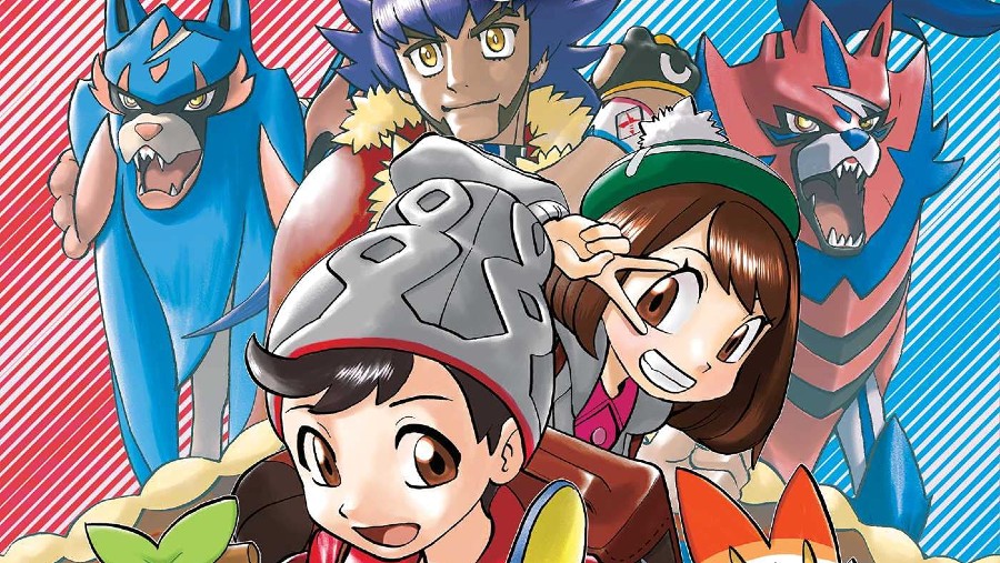 pokemon sword shield english manga