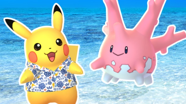 Pokemon Go Okinawa Pikachu Shiny Corsola