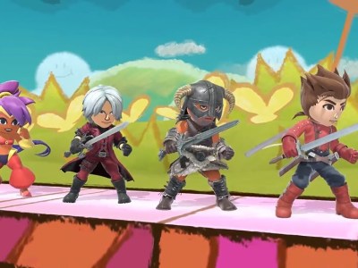 ssbu mii fighter dlc dante lloyd, shantae