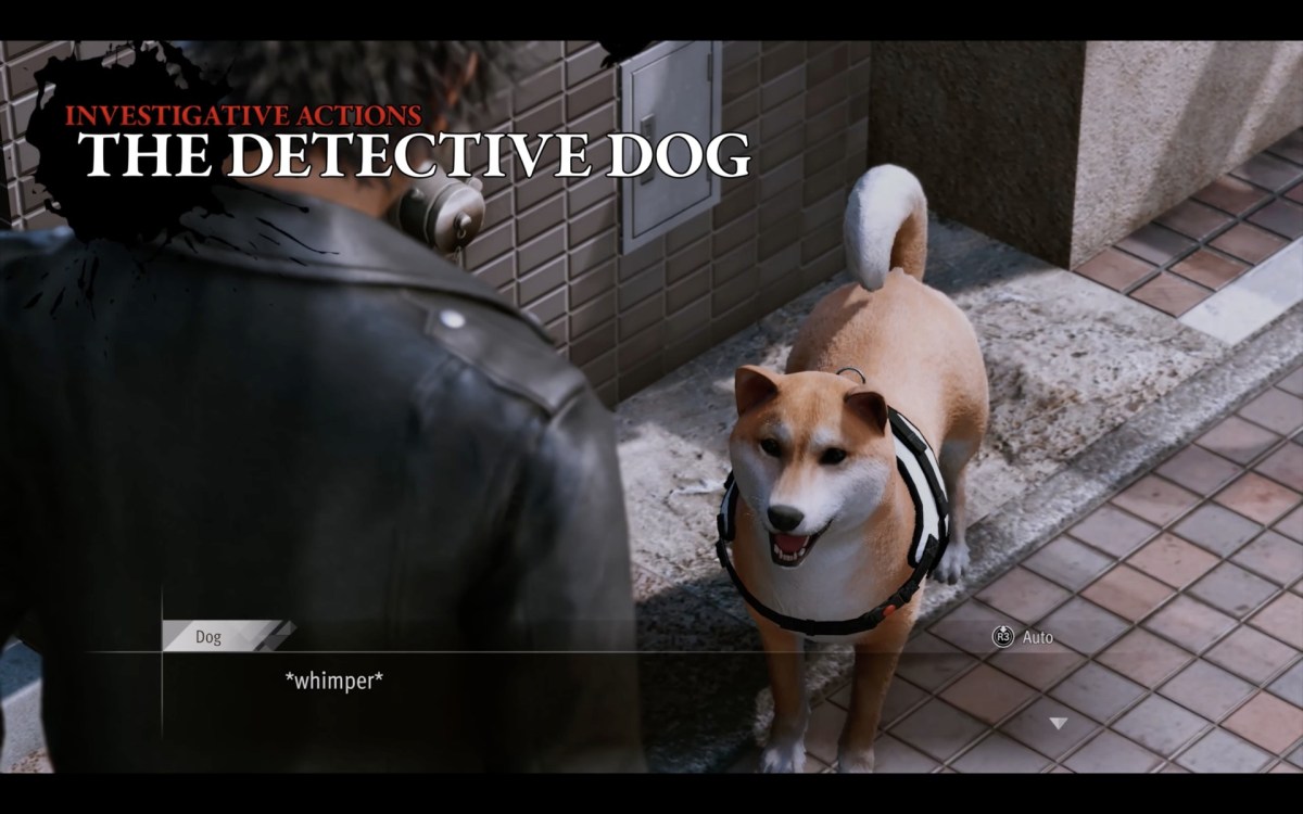 Lost Judgment Detective Dog