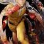 Saitama figure close-up