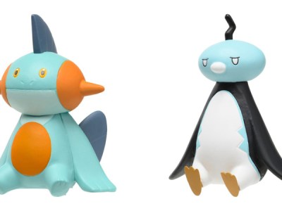 Pokemon capsule toys - Marshtomp and Eiscue