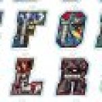 SRWOG Alphabet keychains