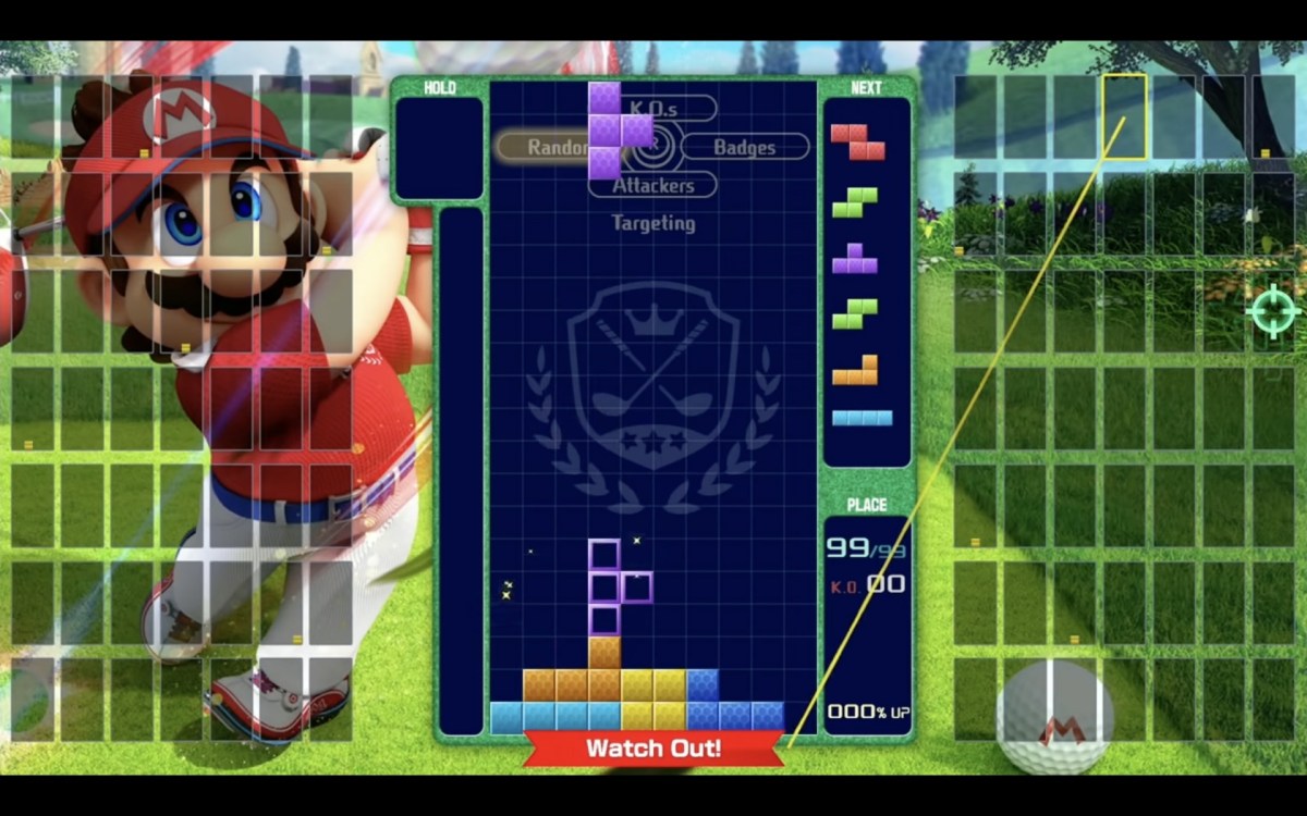 Tetris 99 Mario Golf