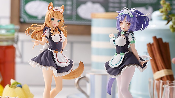 nekopara pop up parade figures cinnamon maple