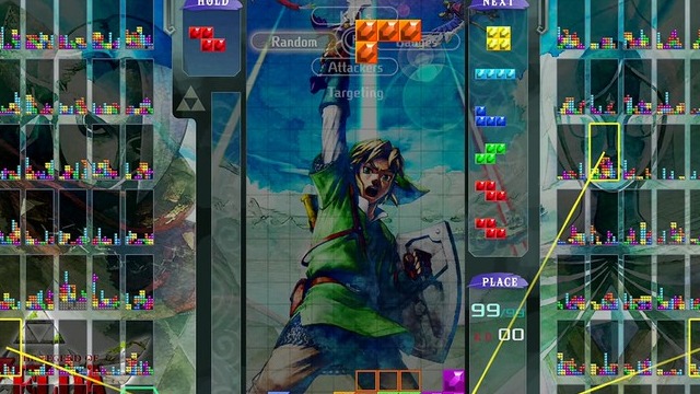 The Legend of Zelda Skyward Sword HD Tetris 99