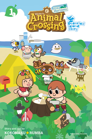 animal crossing new horizons manga deserted island diary