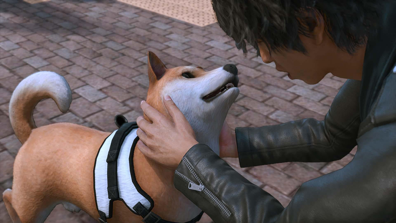lost judgment detective dog yep you can pet the dog
