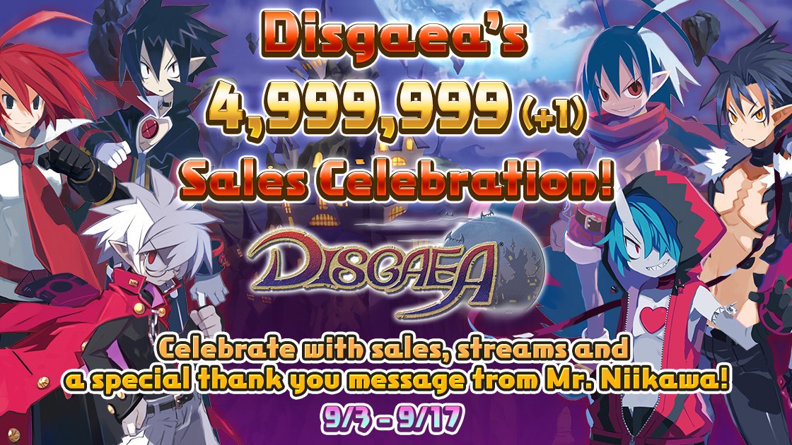 Disgaea Series Sales