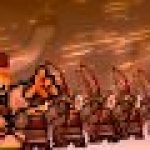 Fire archers in pixel art