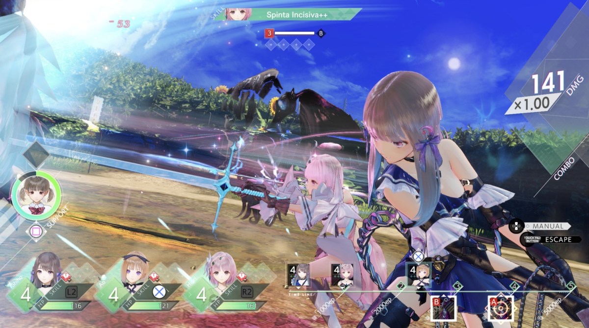 Blue Reflection Second Light gameplay relationships