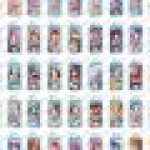 The Idolmaster Cinderella Girls pedometers - all 190 idol models