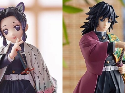 Pop Up Parade figures Demon Slayer Shinobu and Giyu