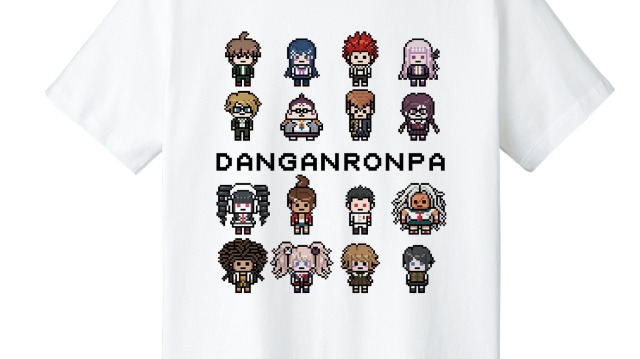 danganronpa pixel art merchandise header