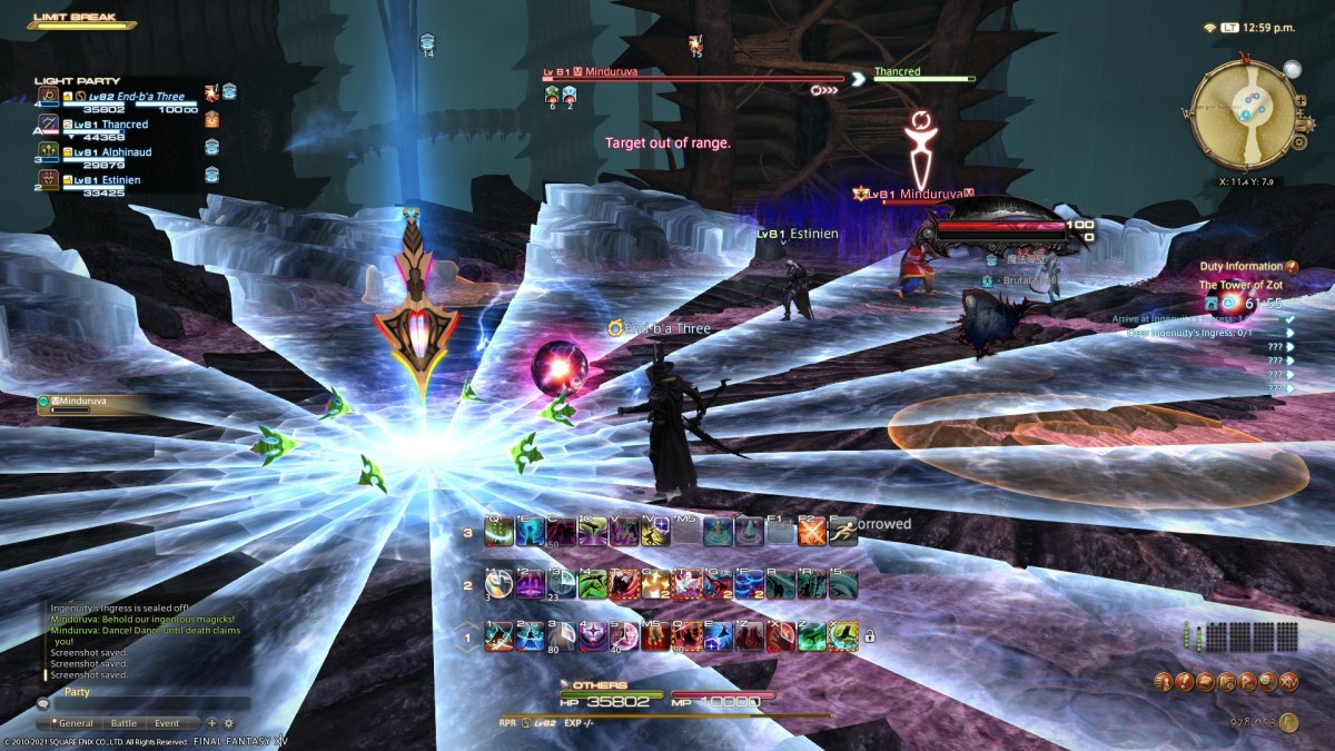 FFXIV Endwalker Reaper Tower of Zot Magus Sisters