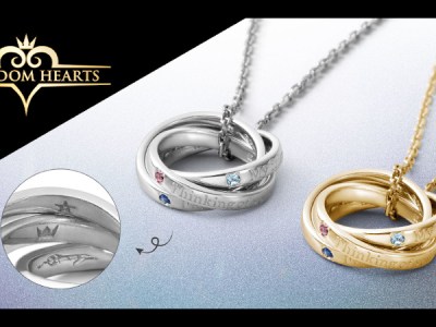 Kingdom Hearts Trinity Ring Necklaces