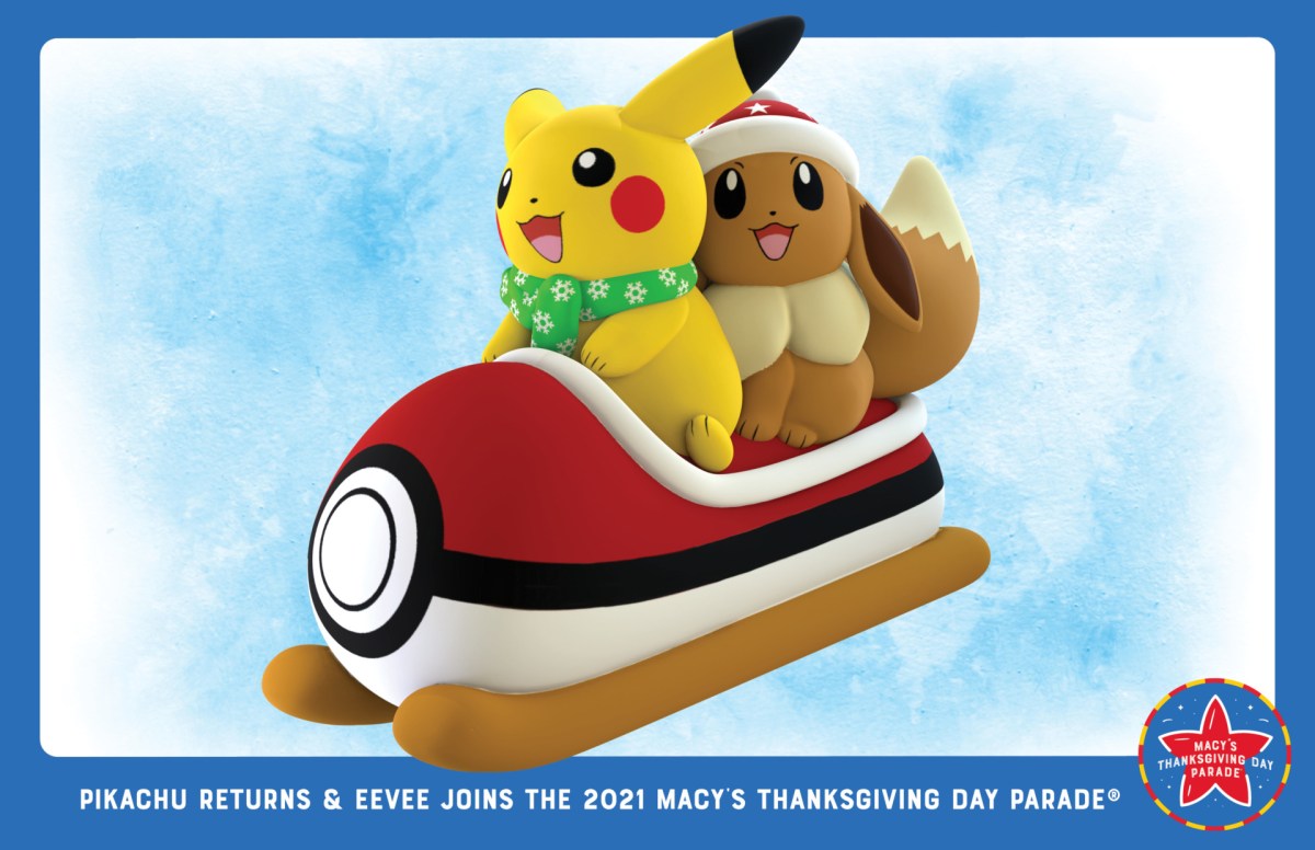 Pokemon Macy's Thanksgiving Day Parade 2021 New Balloon Revealed