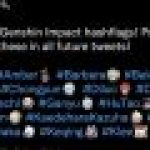 Genshin Impact characters hashtags