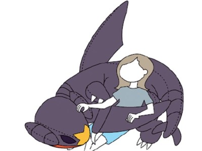 Pokemon Brilliant Shining Festival big Garchomp doll