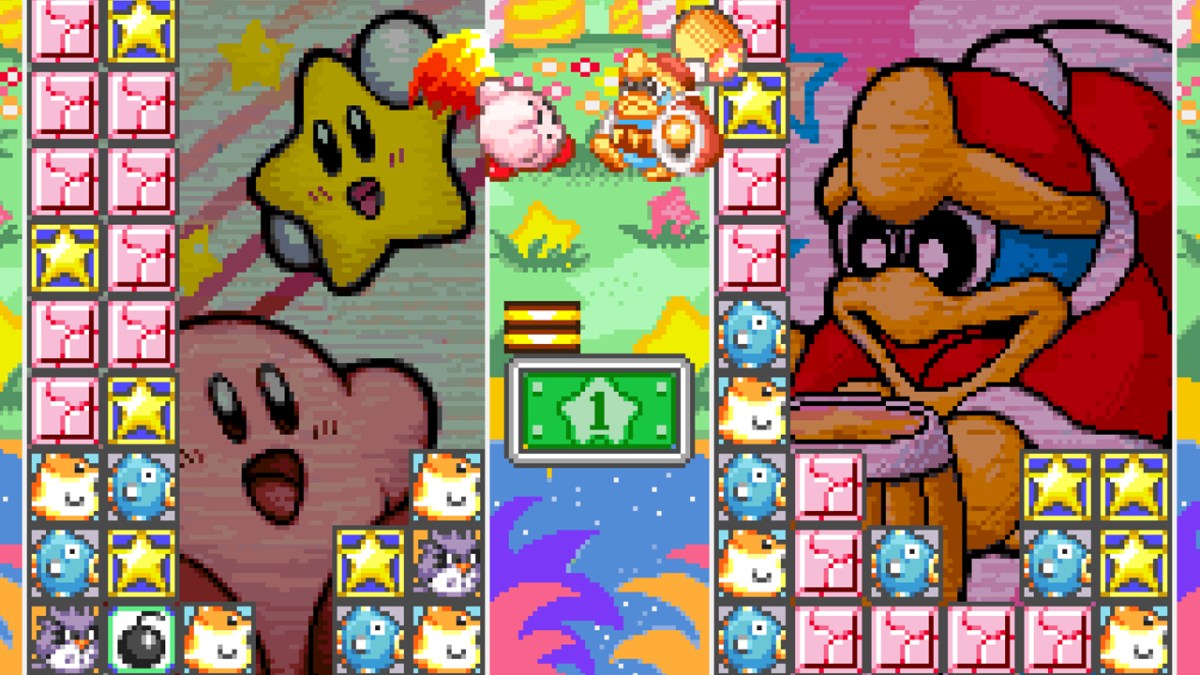 nintendo switch online games we need kirby's star stacker