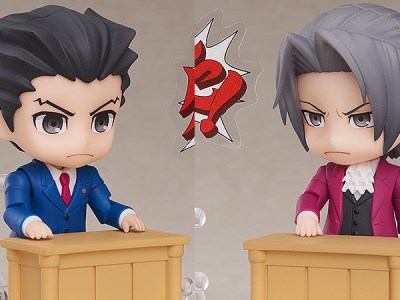 Phoenix Wright Miles Edgeworth Ace Attorney Nendoroids