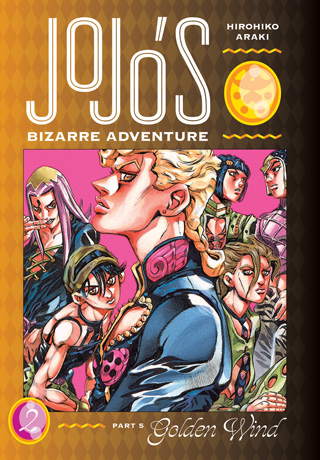 JoJo's Bizarre Adventure Golden Wind Vol. 2 Shows Characters Bonding