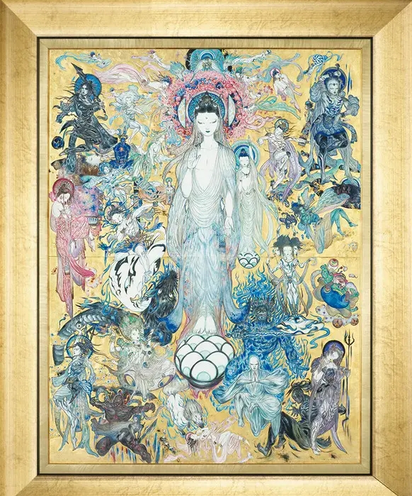 Yoshitaka Amano Lotus Sutra Painting