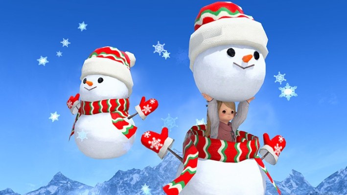 FFXIV Online Store Starlight Celebration 2021 Items and Sale Begins Snowman Mount Included