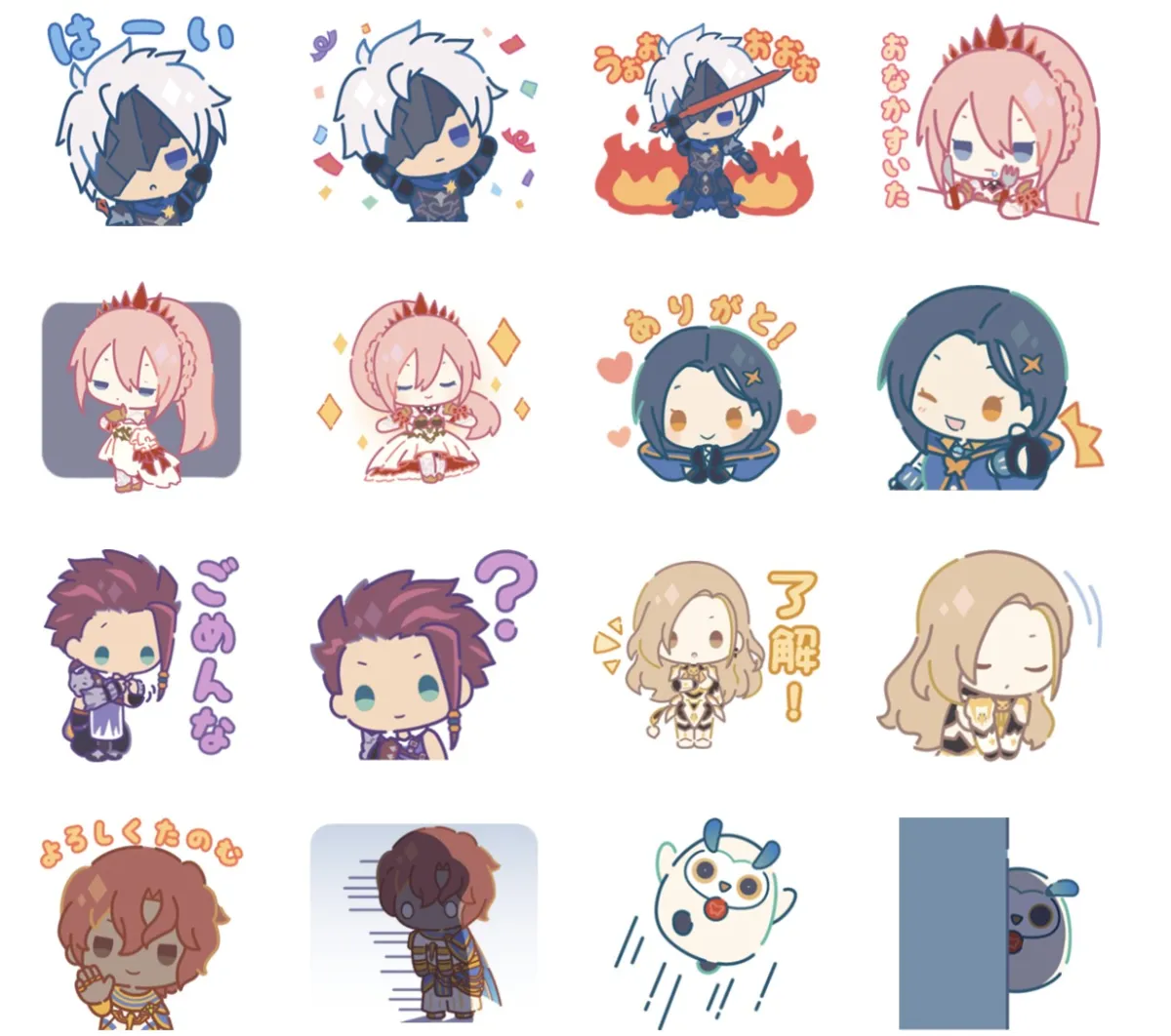 Tales of Arise Line Stickers Available