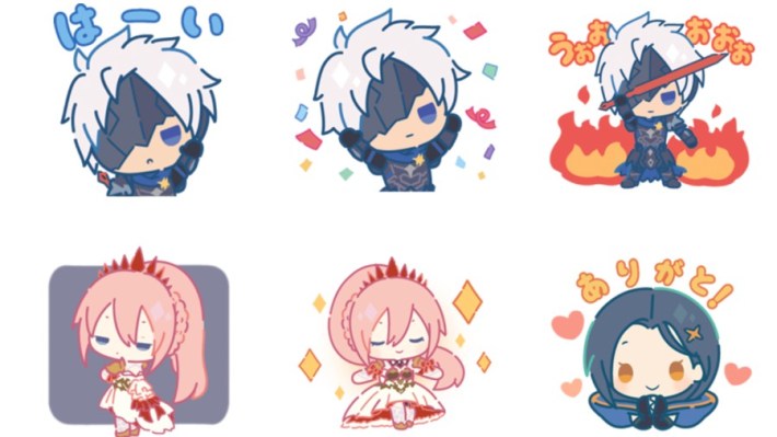 Tales of Arise Line Stickers Available