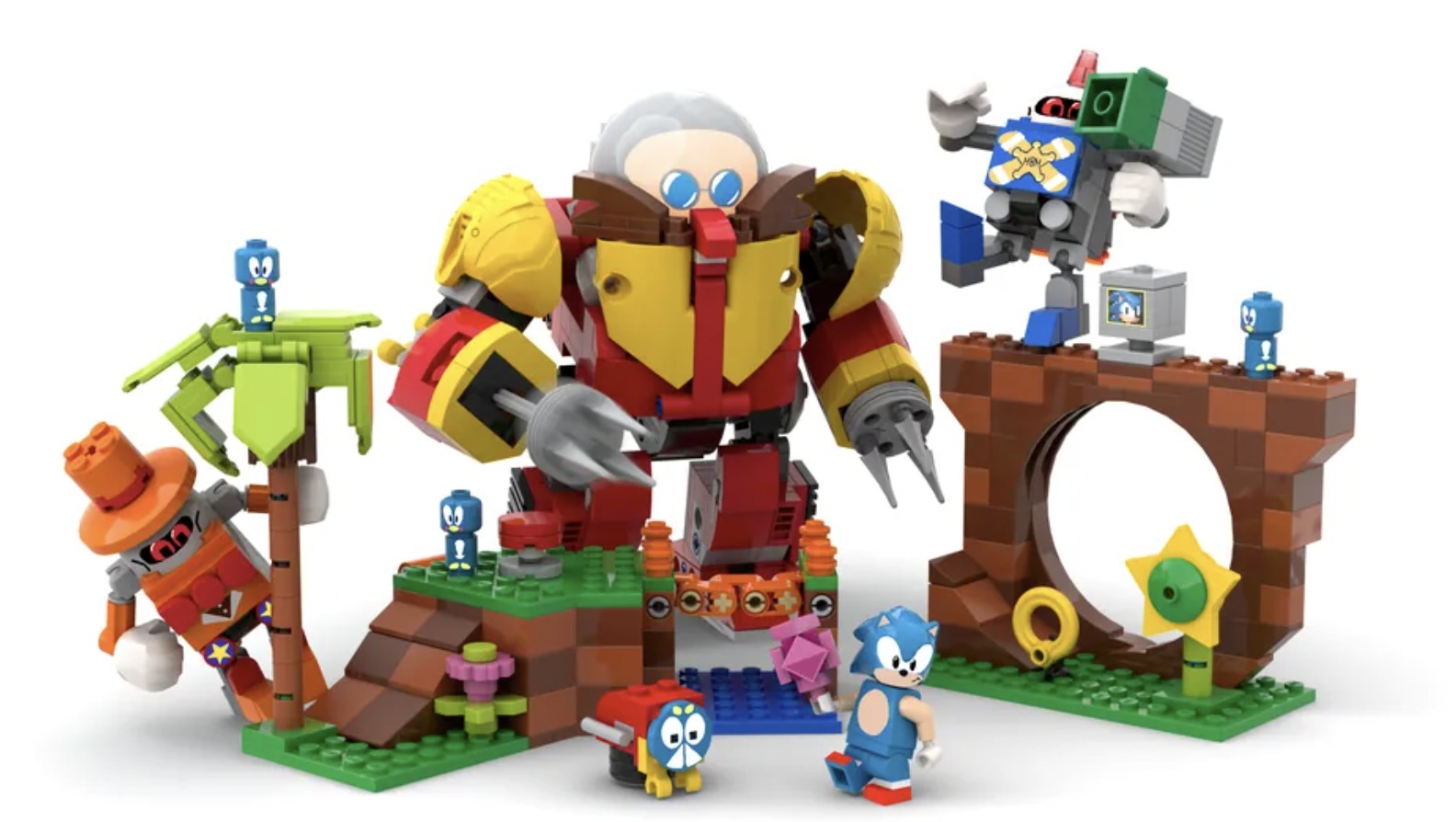 Sonic the Hedgehog set based on design ideas from Lego dated
