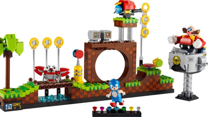 Sonic the Hedgehog Set Based on Lego Ideas Design Dated