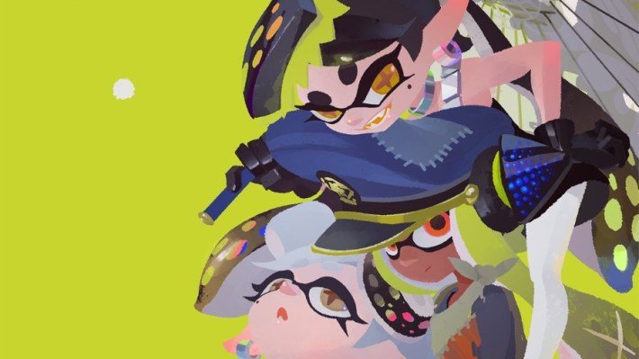 Splatoon 3 Holiday Art Shows Callie and Marie