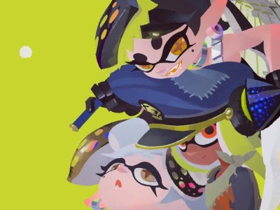 Splatoon 3 Holiday Art Shows Callie and Marie